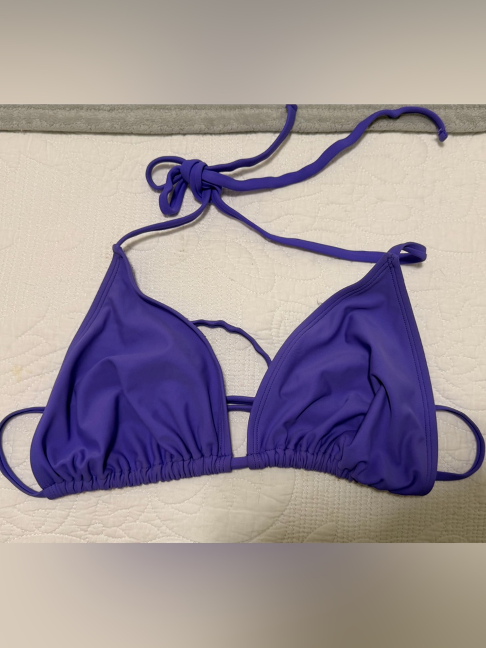 wild fable Lilac Triangle Swim Top
